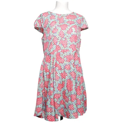 Dress (Pink, Blue, Multicolored) from Anmol Polyester