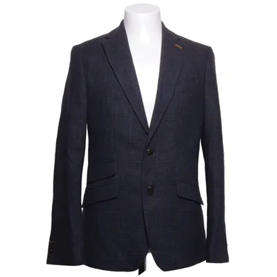 Blazer (Gray) from Burton Menswear Acrylic, Polyamide, Polyester, Viscose, Wool