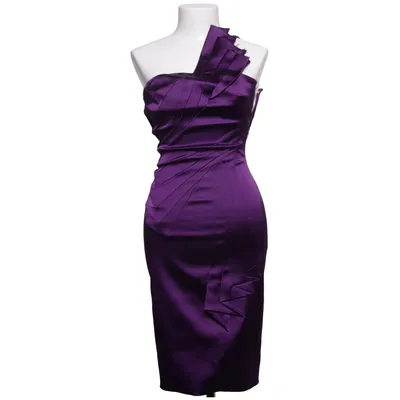 Cocktailjurk (Lila) van Karen Millen Acetaat, Elastaan, Polyamide, Zijde