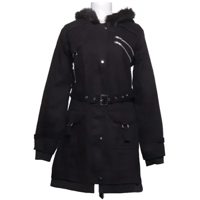 Parka (Black) from Gothicana by EMP Cotton, Polyester