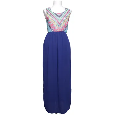 Maxi jurk (Blauw, Meerkleurig) van Show Lai
