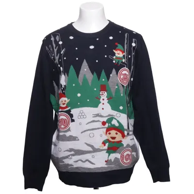 Julesweater (Blå, Grøn, Hvid, Grå, Rød) fra Merry Christmas