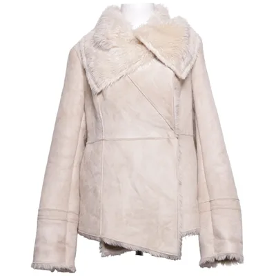 Shearling jacket (Beige) from Soul River Acrylic, Polyester