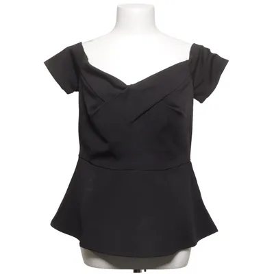 Peplum top (Black) from Romeo & Juliet Couture Elastane, Polyester