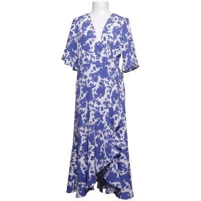 Slå-om-kjole (Blå, Hvid) fra Pernilla Wahlgren Design Polyester