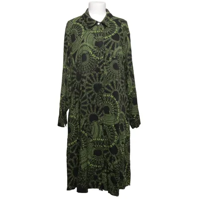 Shirt dress (Green, Black) from Deerberg Viscose