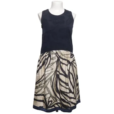 Dress (Blue, Beige, Multicolored) from 0039 Italy Linen, Polyester, Silk