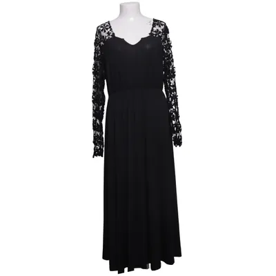 Maxikjole (Sort) Elastan, Polyester
