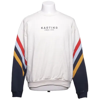 Sweatshirt (White, Blue, Red) from Kaotiko Cotton