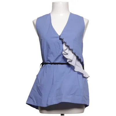 Wrap top (Blue) from ALYSI Cotton, Silk