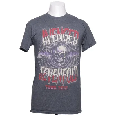 T-shirt (Grå, Flerfärgad) från Gildan Bomull, Polyester