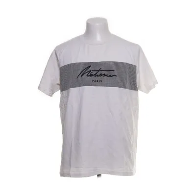 T-shirt (Vit, Grå) från Metissier Bomull, Elastan, Polyester, Viskos