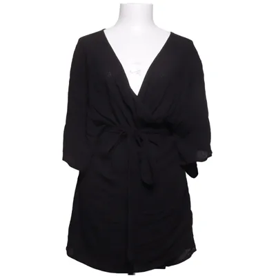 Slå-om top (Sort) fra Zizzi Viscose