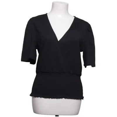 Slå-om top (Sort) fra JDY Elastan, Polyester