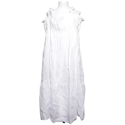 Maxi dress (White) from Faithfull the Brand Linen, Viscose