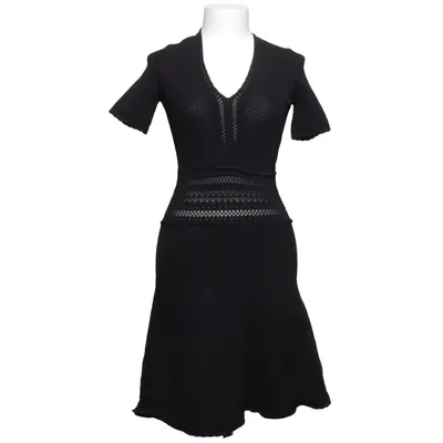 Dress (Black) from Sandro Elastane, Polyamide, Viscose