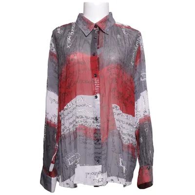 Blouse (Grijs, Rood, Wit) van Frank Walder