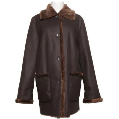 Shearlingjacka (Brun) från In Linea Akryl, Polyester, Polyuretan