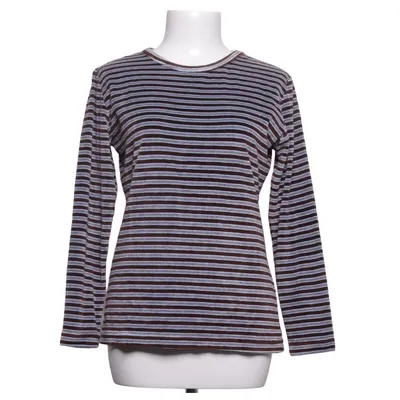 Long sleeve T-shirt (Brown, Blue, White) from Blind Date Cotton, Polyester