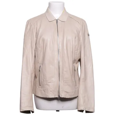 Leren jack (Beige) van Milestone Leer