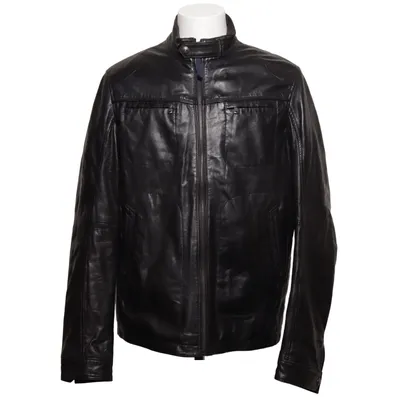 Veste en cuir (Noir) de A7 Cuir, Polyester