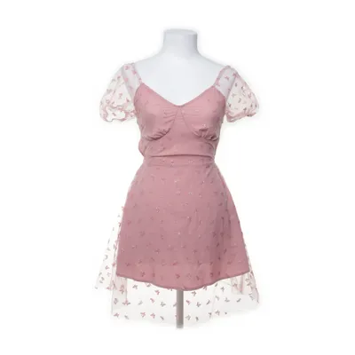 Jurk (Roze) van Romwe Polyester