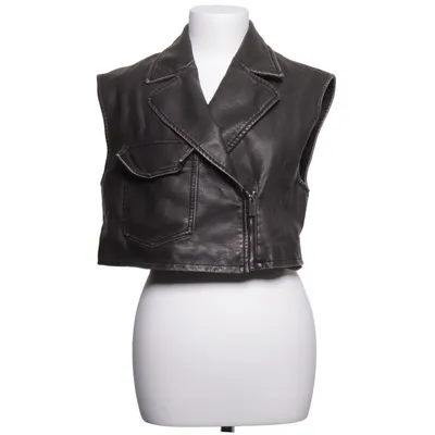 Gilet de motard (Gris) de Zara Polyuréthane