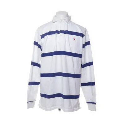 Rugbytröja (Vit, Blå) från Polo Ralph Lauren Bomull