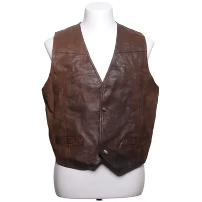 Leren vest (Bruin) van Forecast