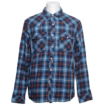 Flannel shirt (Blue, Orange, White) from Poler Cotton