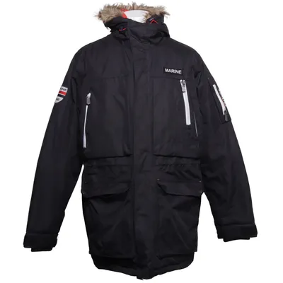 Parka (Noir, Rouge) de Marine Scandinavian Sportswear Polyamide, Polyester