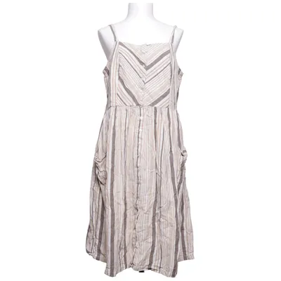 Dress (Beige, Brown, White) from Tu Woman Cotton, Linen