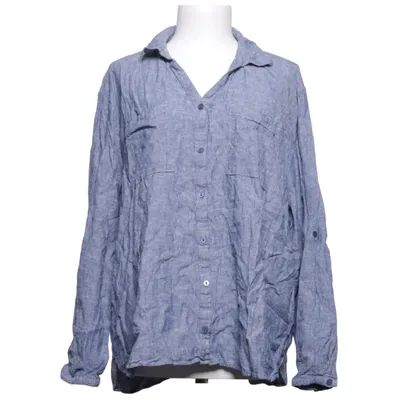 Shirt (Blue) from Gina Benotti Linen, Viscose