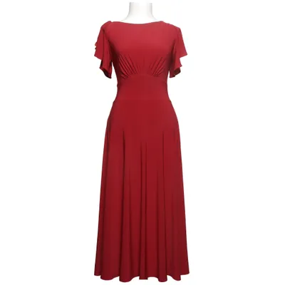 Maxi jurk (Rood) van AYM Elastaan, Gerecycled polyester