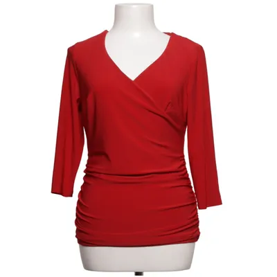 Wrap blouse (Red) from Bravissimo Elastane, Polyester