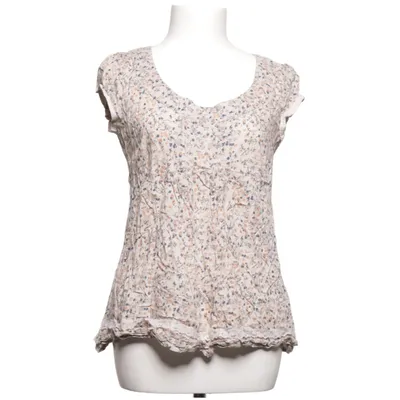 Top (Beige, Multicolored) from DDP Cotton, Viscose