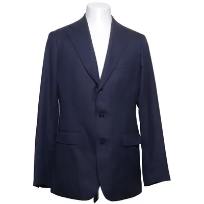 Blazer (Bleu) de Blugiallo Viscose, Laine