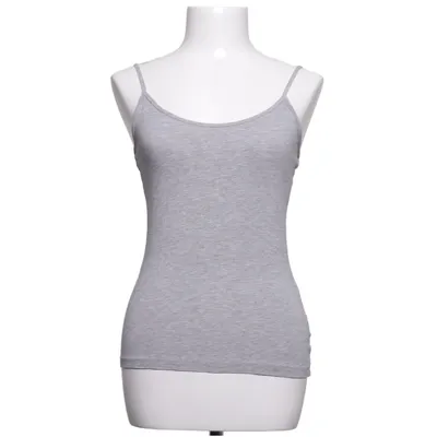 Tanktop  (Grå) fra H&M Basic Bomuld, Elastan, Viscose