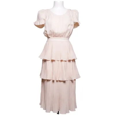 Robe (Beige) de M-KAE Élasthane, Polyester