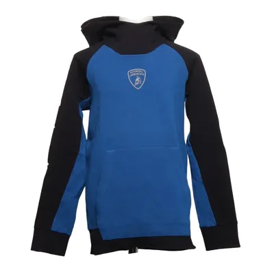 Huvtröja (Blå, Svart) från Automobili Lamborghini Bomull, Elastan, Polyester
