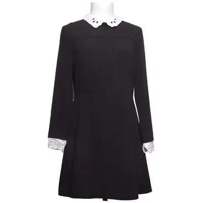Jurk (Zwart, Wit) van Divided by H&M Katoen, Elastaan, Polyester