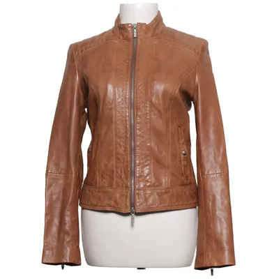 Leather jacket (Brown) from Hugo Boss Cotton, Leather, Polyester