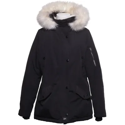 Parka (Noir, Blanc) de Sixth June Coton, Fausse fourrure, Polyester
