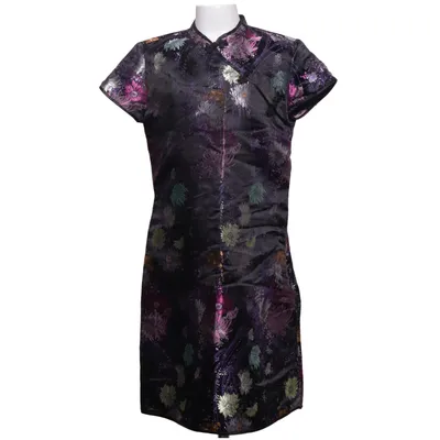 Cheongsam (Sort, Flerfarvet) fra H&M Young Polyamid, Polyester