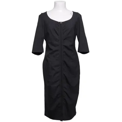 Jurk (Grijs) van Simple Acetaat, Elastaan, Polyester, Wol