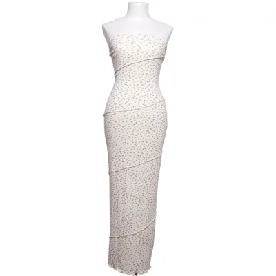 Maxi dress (Beige, Multicolored) from Couture Elastane, Polyester