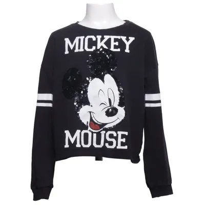 Sweatshirt (Black, White) from Disney Mickey Mouse Cotton