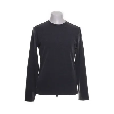Langærmet t-shirt (Grå) fra H&M Elastan, Lyocell, Polyester, Uld