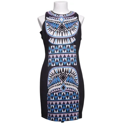 Jurk (Zwart, Blauw, Lila, Wit) van Jaune Rouge Elastaan, Polyester