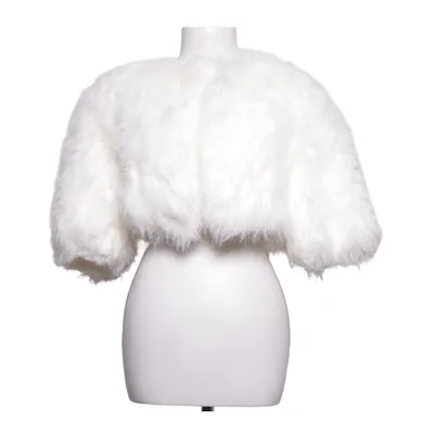 Jacket (White) from United Colors of Benetton Polyester, Viscose